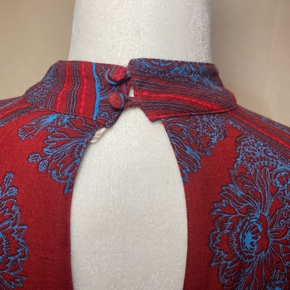 Free People women's M Walking on a Dream keyhole tunic top EUC - Picture 7 of 13